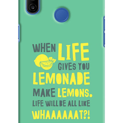 Quote Realme Narzo 10A/20A Hard Case Back Cover by Casekaro