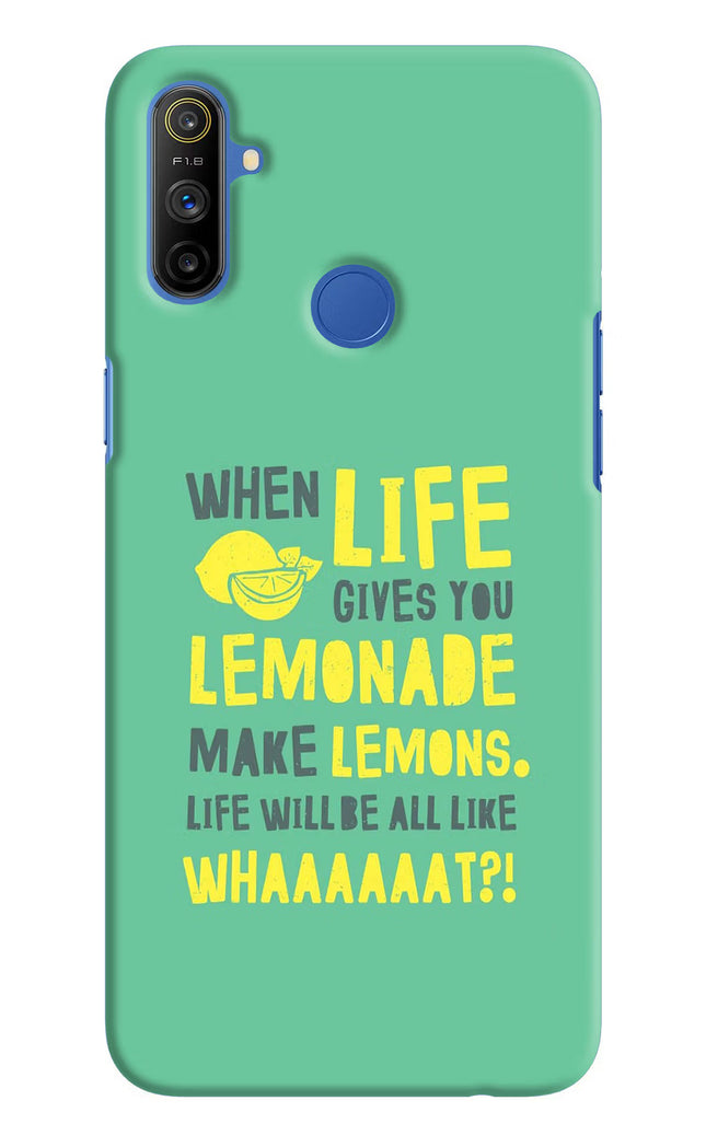 Quote Realme Narzo 10A/20A Hard Case Back Cover by Casekaro