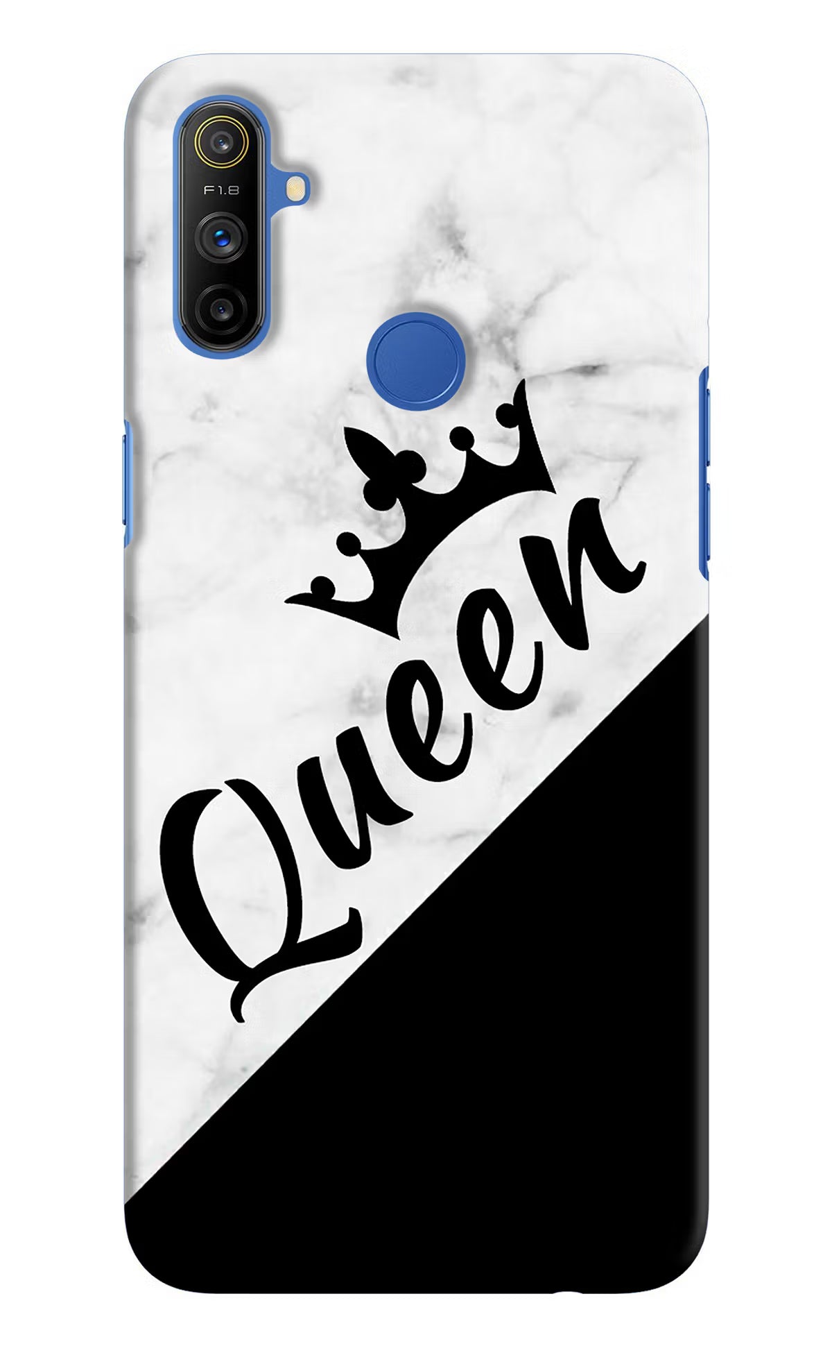 Queen Realme Narzo 10A/20A Hard Case Back Cover by Casekaro
