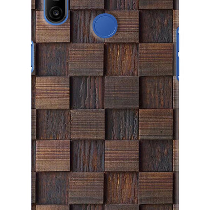 Wooden Cube Design Realme Narzo 10A/20A Hard Case Back Cover by Casekaro