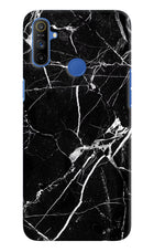 Black Marble Pattern Realme Narzo 10A/20A Hard Case Back Cover by Casekaro