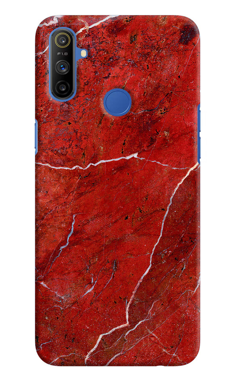 Red Marble Design Realme Narzo 10A/20A Back Cover, Hard case