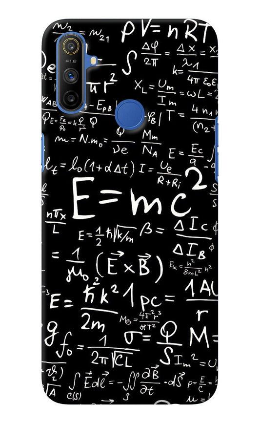 Physics Albert Einstein Formula Realme Narzo 10A/20A Back Cover