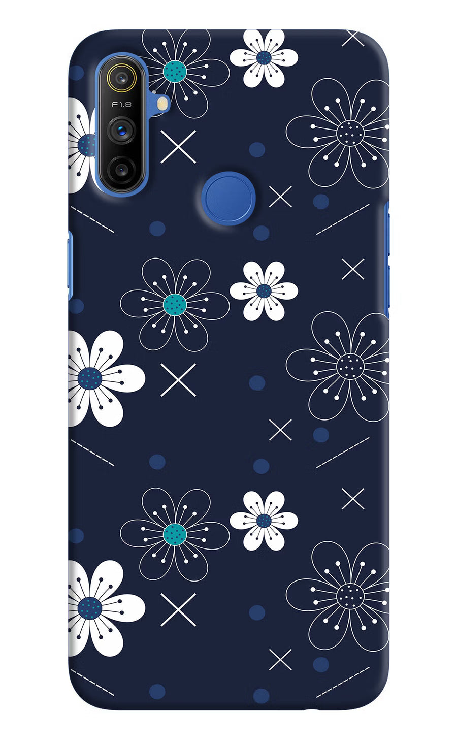 Flowers Realme Narzo 10A/20A Back Cover, Hard case