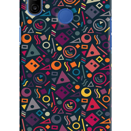 Geometric Abstract Realme Narzo 10A/20A Hard Case Back Cover by Casekaro
