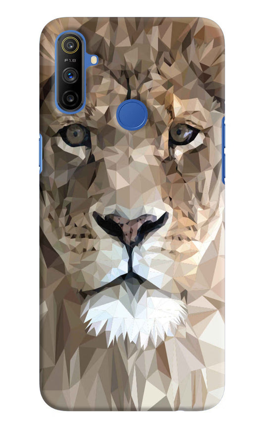 Lion Art Realme Narzo 10A/20A Hard Case Back Cover by Casekaro
