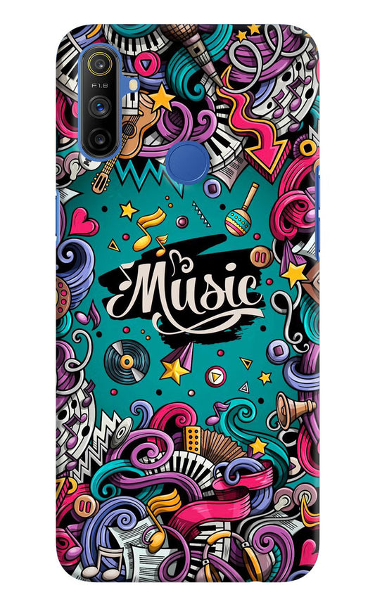 Music Graffiti Realme Narzo 10A/20A Hard Case Back Cover by Casekaro