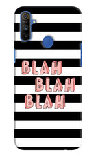Blah Blah Blah Realme Narzo 10A/20A Hard Case Back Cover by Casekaro