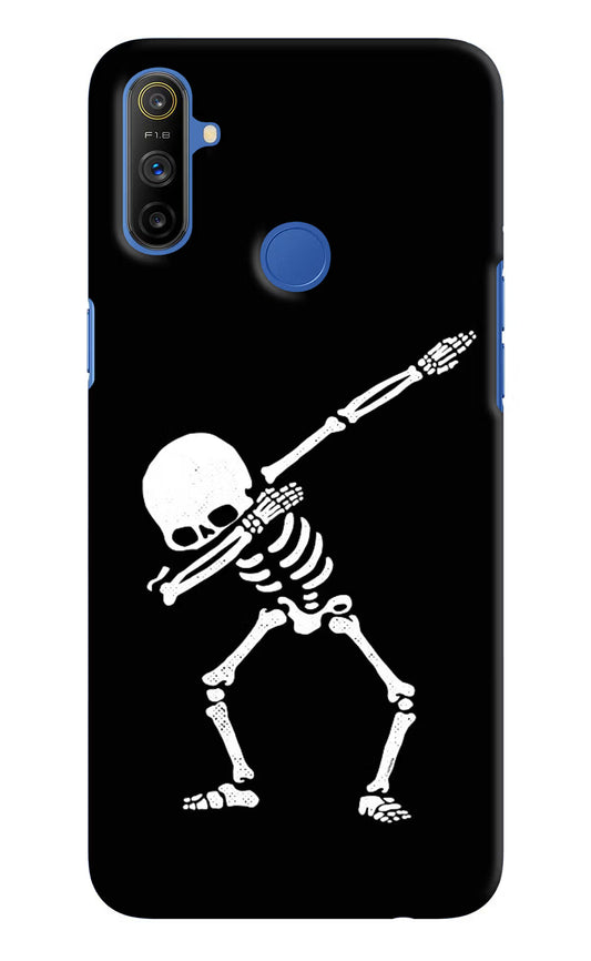 Dabbing Skeleton Art Realme Narzo 10A/20A Hard Case Back Cover by Casekaro