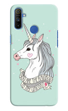 Unicorn Wallpaper Realme Narzo 10A/20A Hard Case Back Cover by Casekaro
