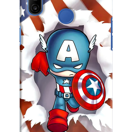 Captain America Realme Narzo 10A/20A Hard Case Back Cover by Casekaro