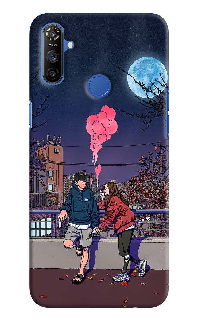Chilling Couple Realme Narzo 10A/20A Hard Case Back Cover by Casekaro