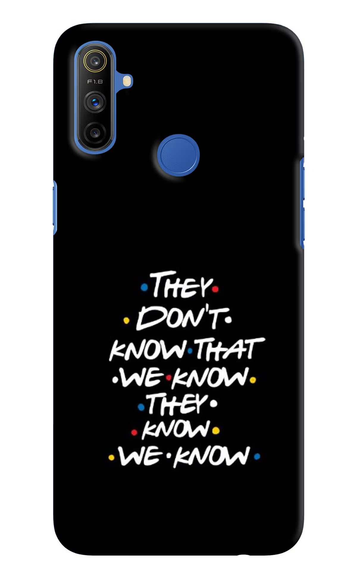 FRIENDS Dialogue Realme Narzo 10A/20A Hard Case Back Cover by Casekaro