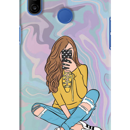 Selfie Girl Realme Narzo 10A/20A Hard Case Back Cover by Casekaro