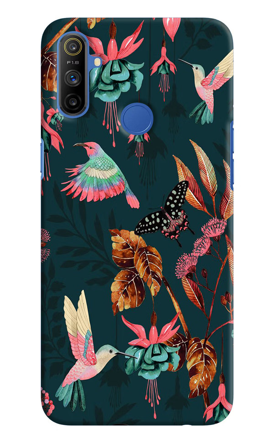 Birds Realme Narzo 10A/20A Back Cover, Hard case