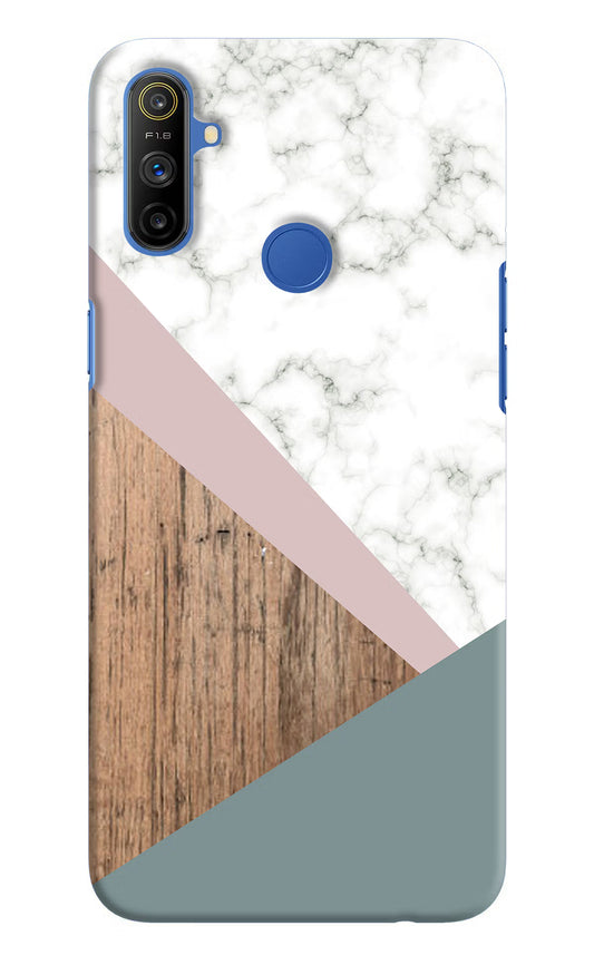 Marble wood Abstract Realme Narzo 10A/20A Hard Case Back Cover by Casekaro