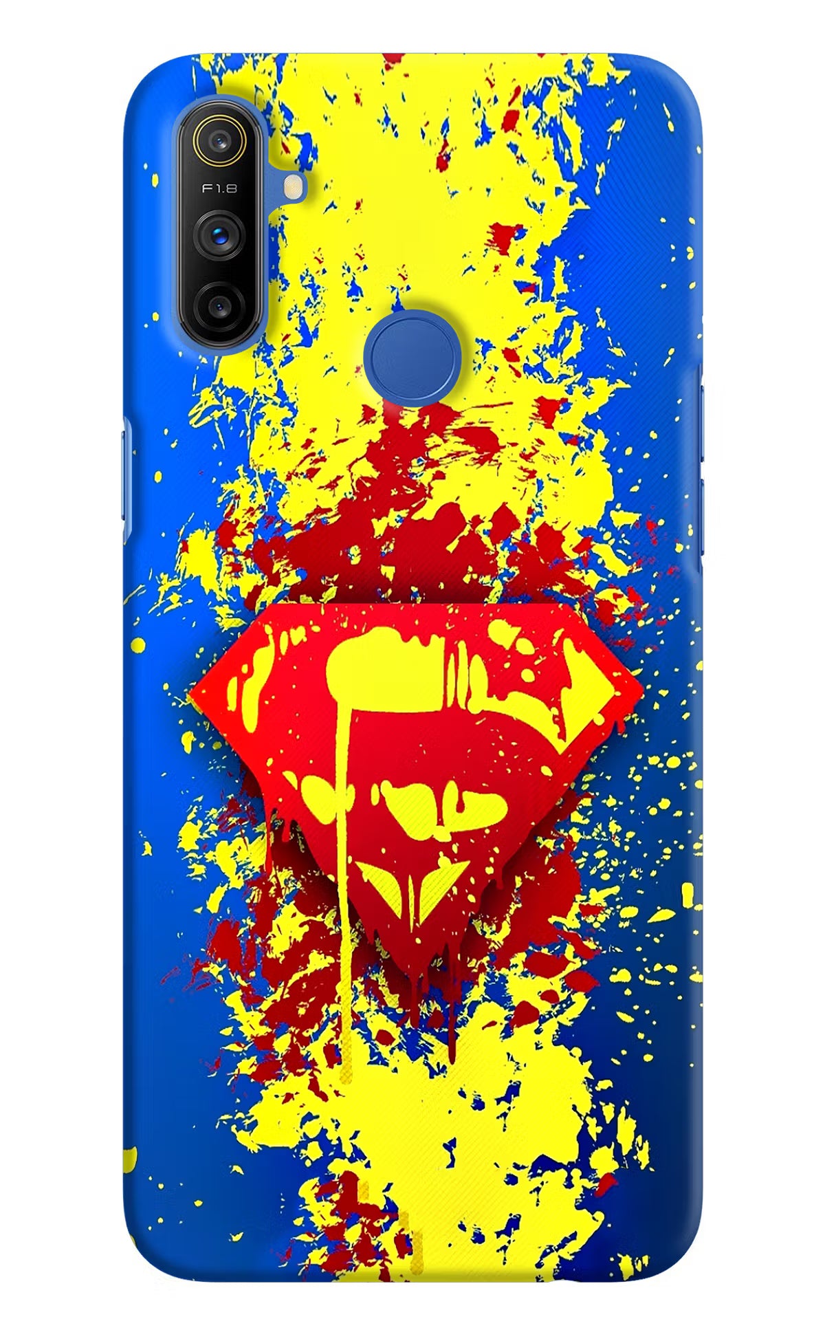 Superman logo Realme Narzo 10A/20A Hard Case Back Cover by Casekaro