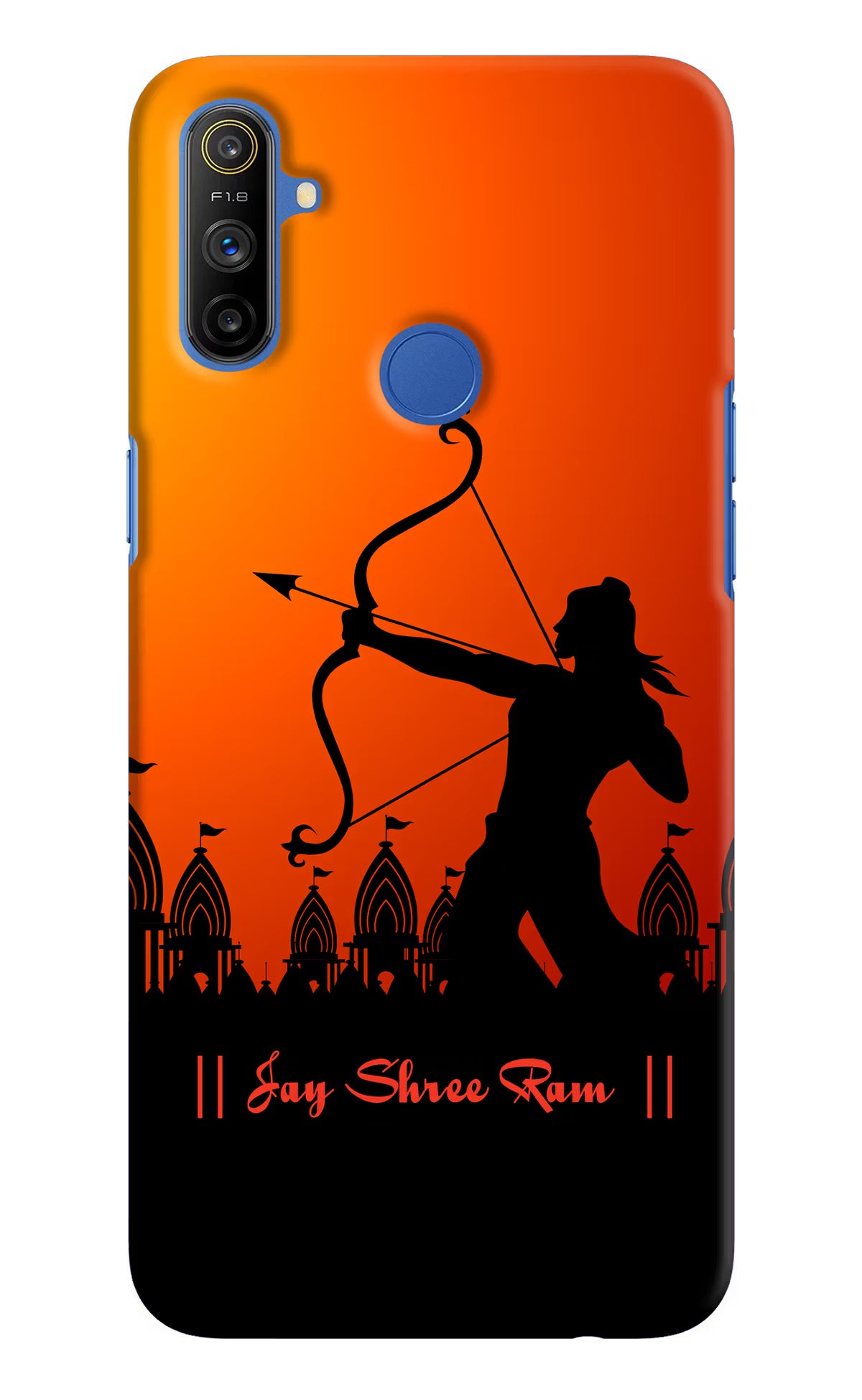 Lord Ram - 4 Realme Narzo 10A/20A Hard Case Back Cover by Casekaro