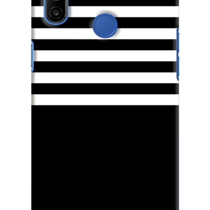 Black and White Print Realme Narzo 10A/20A Hard Case Back Cover by Casekaro