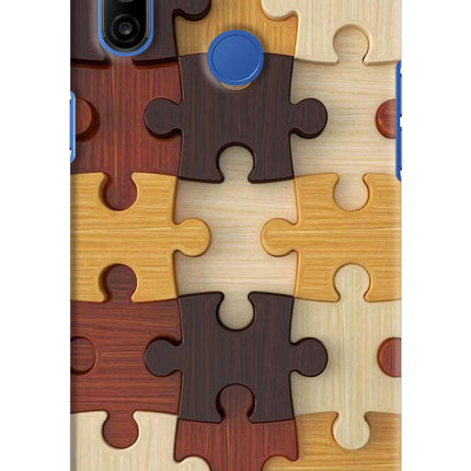 Wooden Puzzle Realme Narzo 10A/20A Hard Case Back Cover by Casekaro