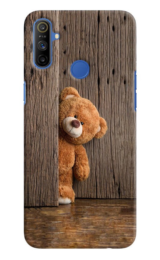 Teddy Wooden Realme Narzo 10A/20A Hard Case Back Cover by Casekaro
