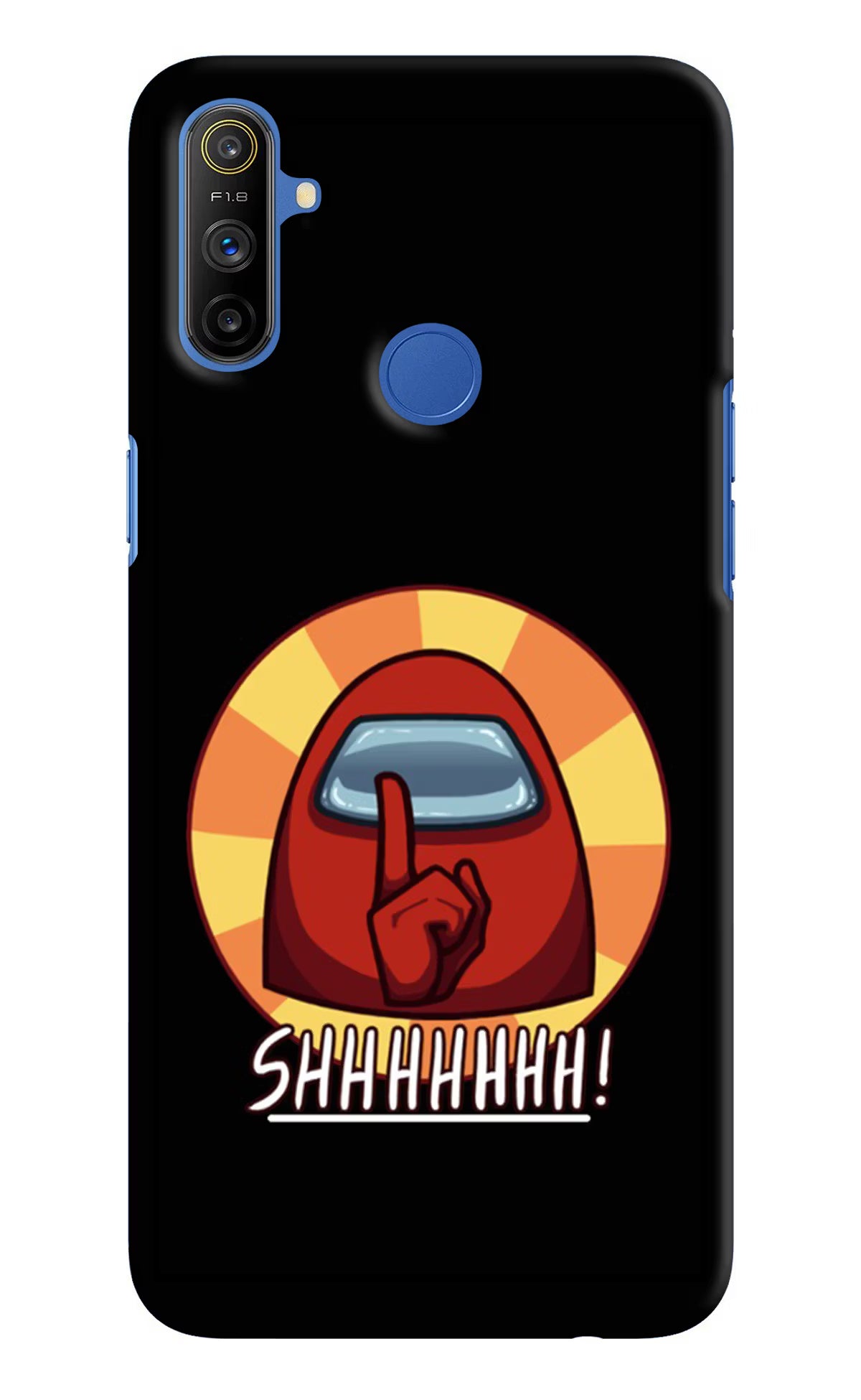 Among Us Shhh! Realme Narzo 10A/20A Hard Case Back Cover by Casekaro