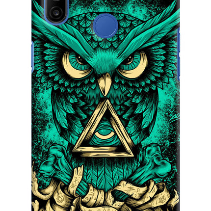 Green Owl Realme Narzo 10A/20A Hard Case Back Cover by Casekaro