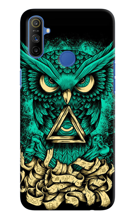 Green Owl Realme Narzo 10A/20A Hard Case Back Cover by Casekaro