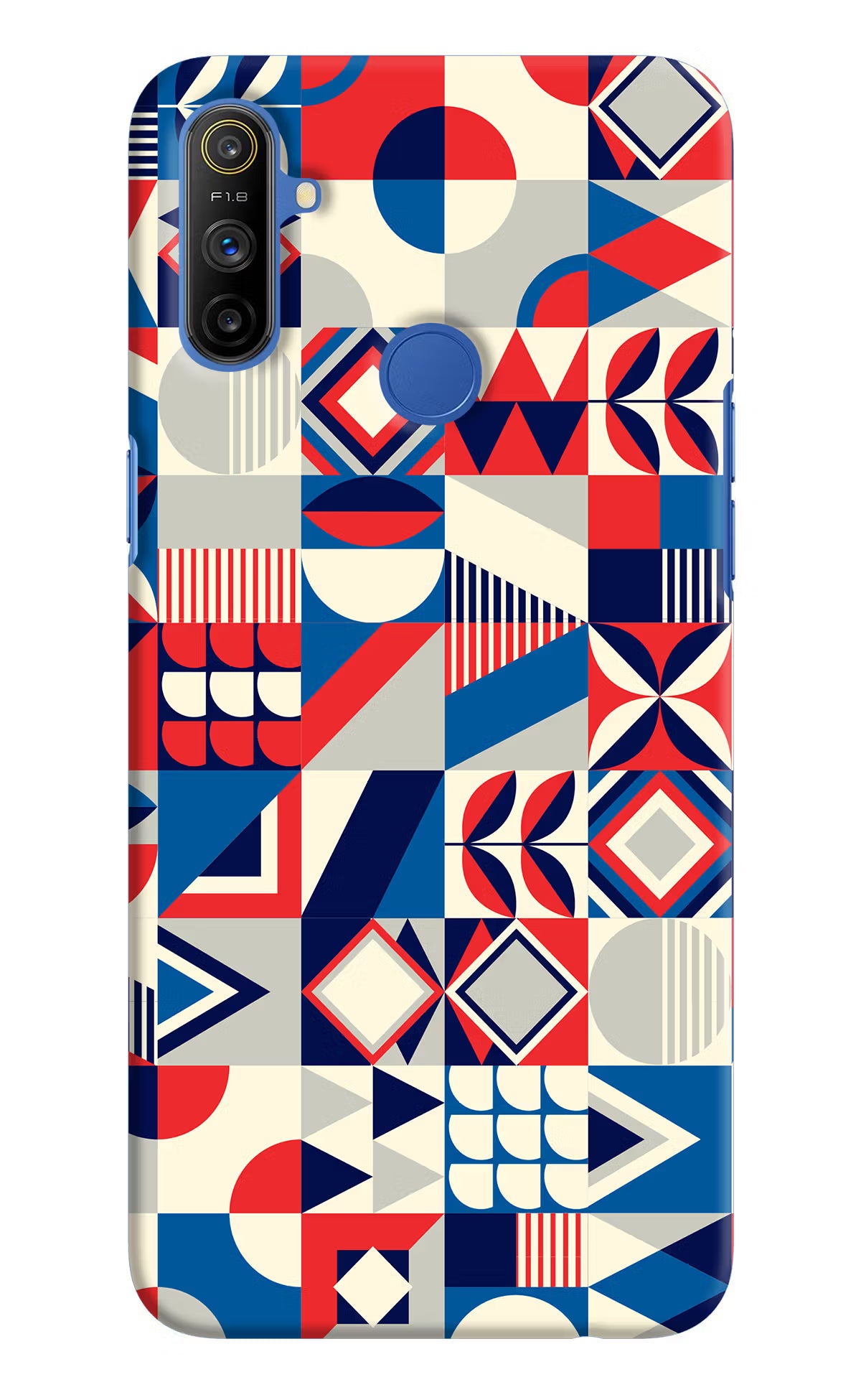 Colorful Pattern Realme Narzo 10A/20A Hard Case Back Cover by Casekaro