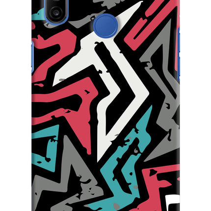 Geometric Graffiti Realme Narzo 10A/20A Hard Case Back Cover by Casekaro