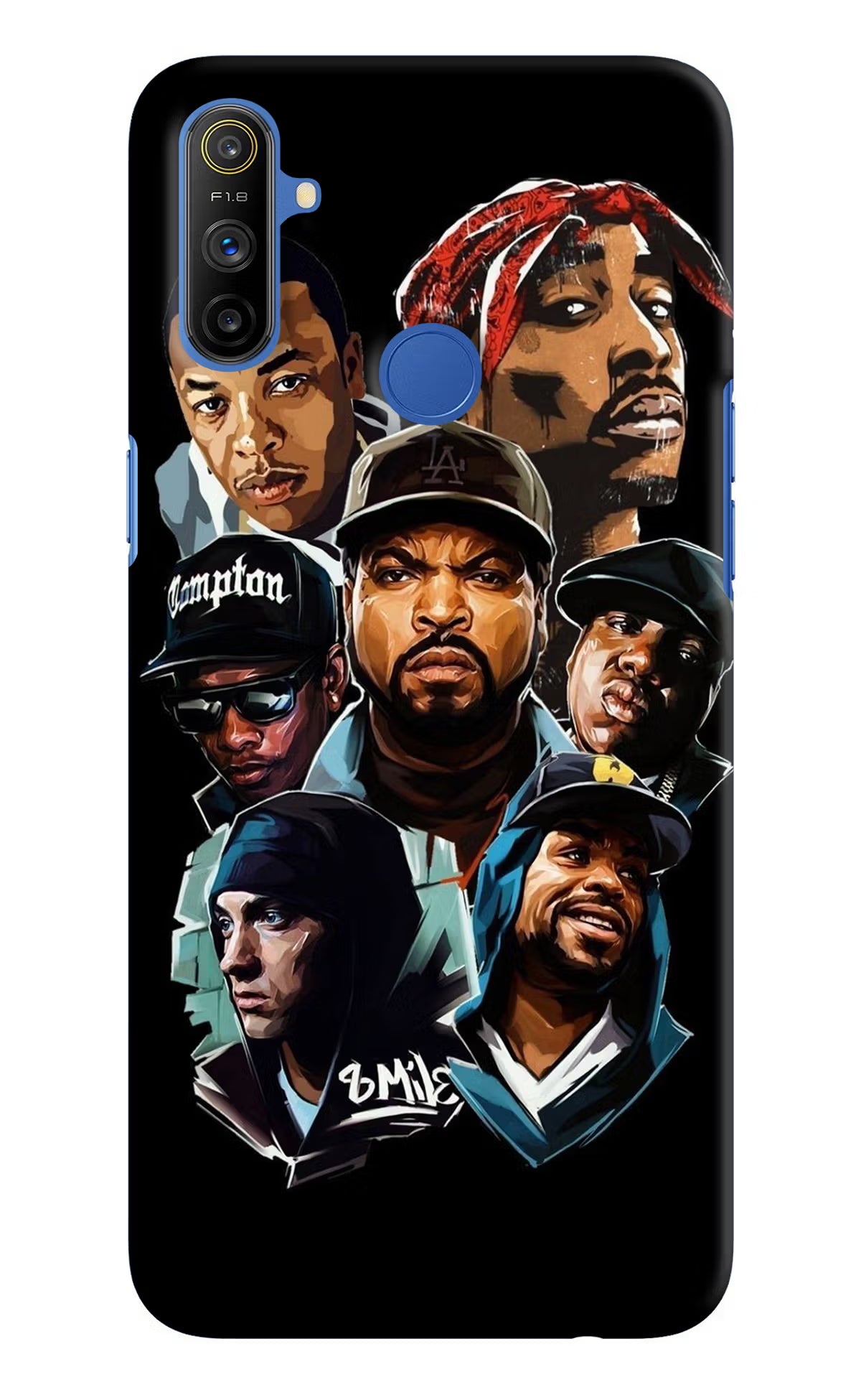 Rappers Realme Narzo 10A/20A Hard Case Back Cover by Casekaro