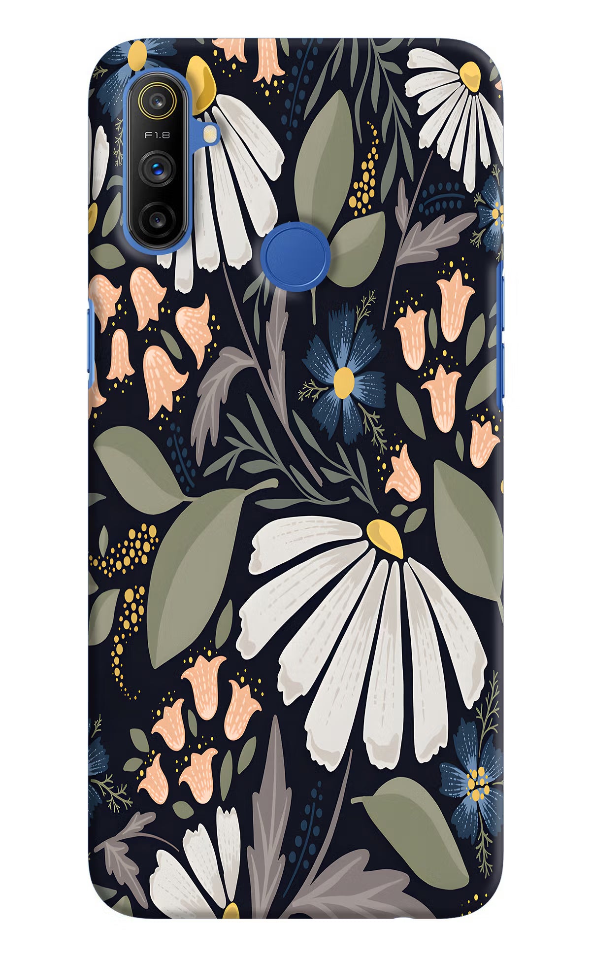 Flowers Art Realme Narzo 10A/20A Hard Case Back Cover by Casekaro