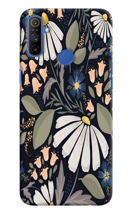 Flowers Art Realme Narzo 10A/20A Hard Case Back Cover by Casekaro
