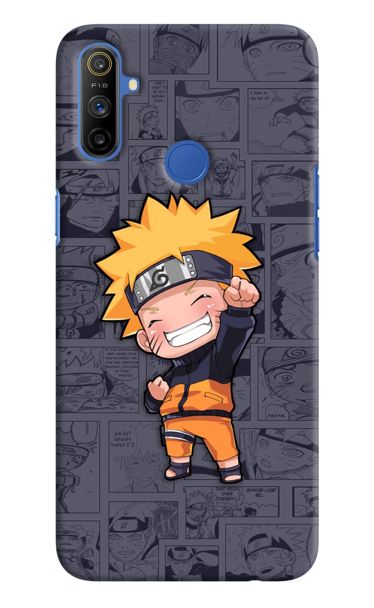 Chota Naruto Realme Narzo 10A/20A Hard Case Back Cover by Casekaro