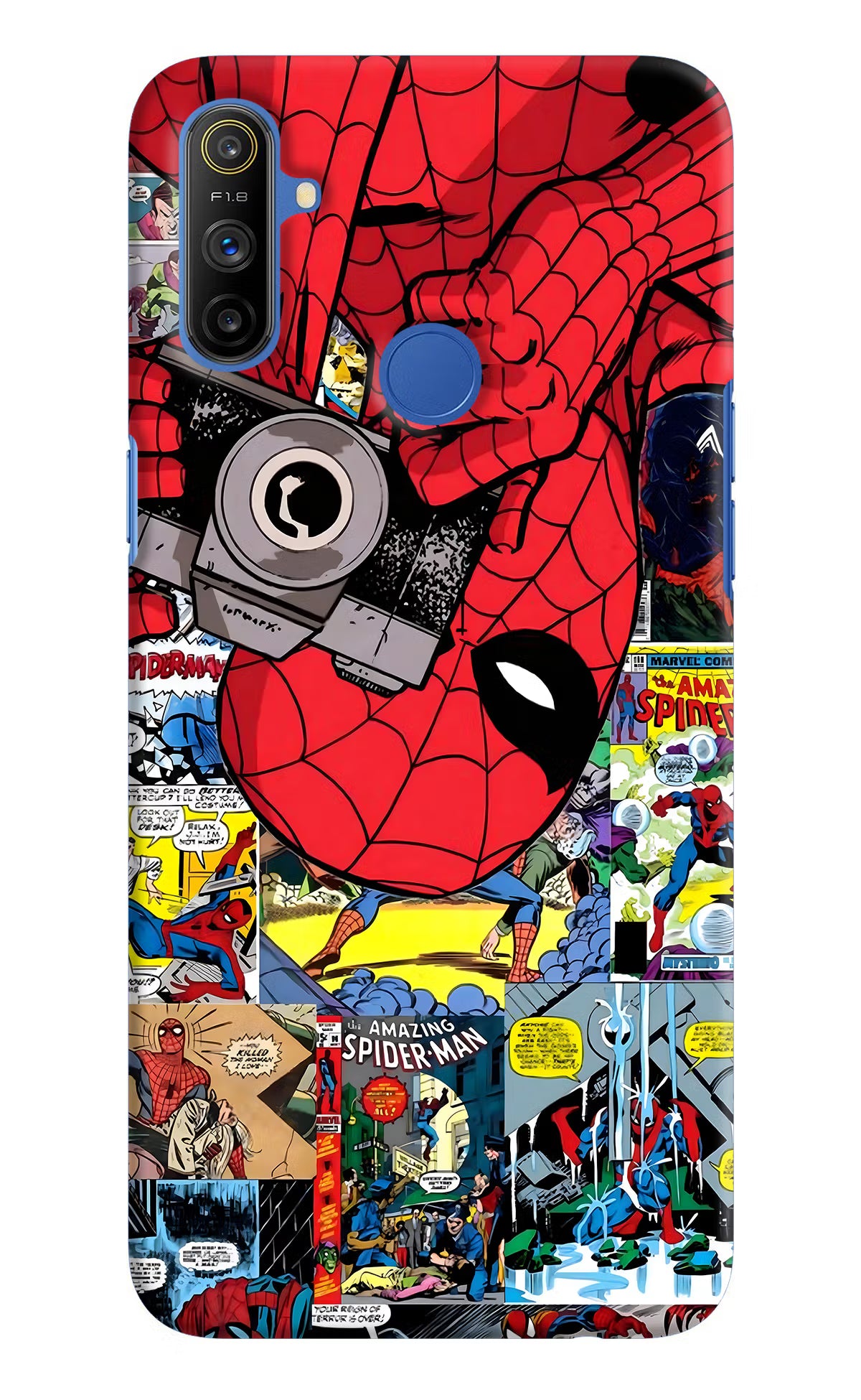 Spider Man Realme Narzo 10A/20A Hard Case Back Cover by Casekaro