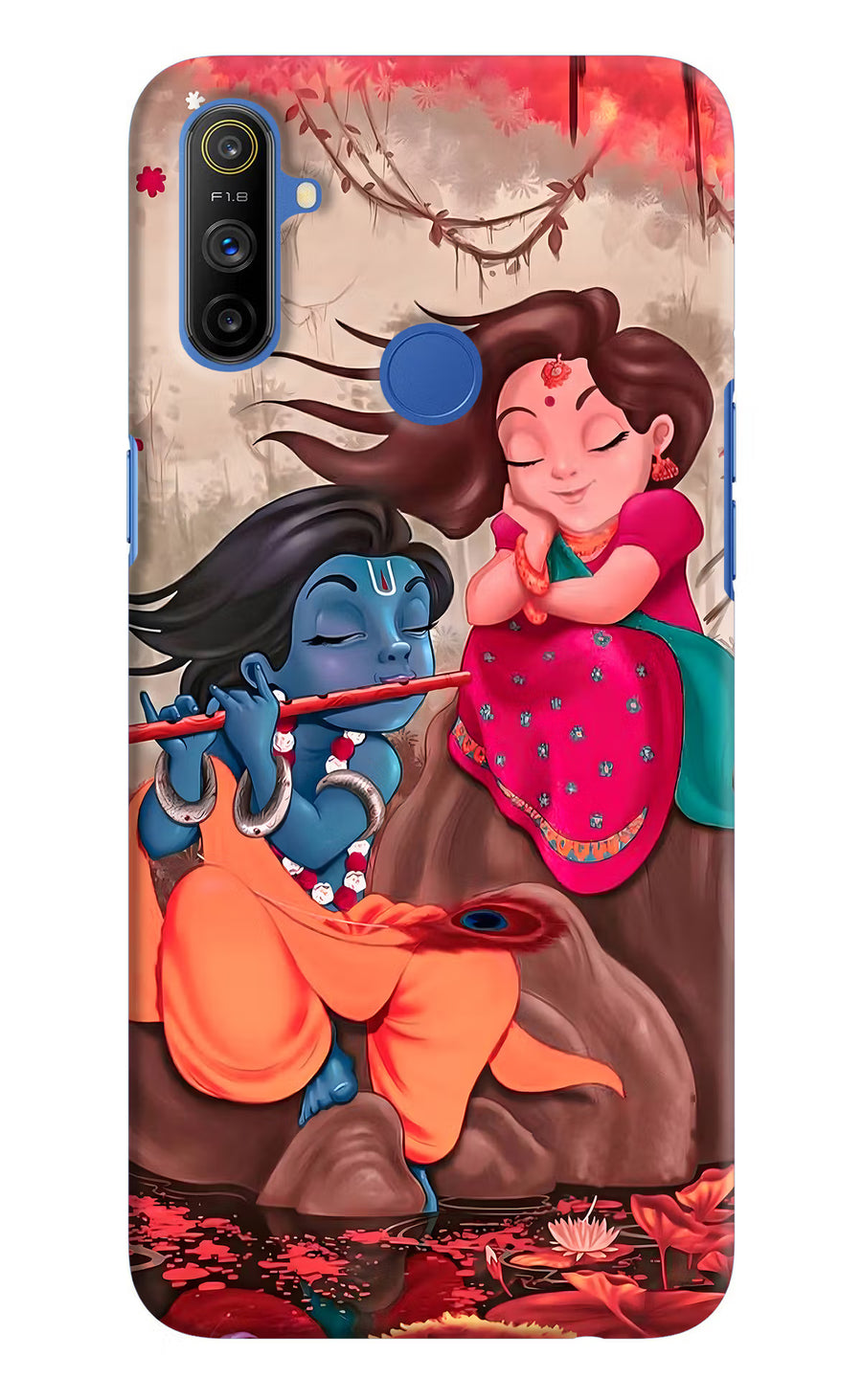 Radhe Krishna Realme Narzo 10A/20A Back Cover, Hard case