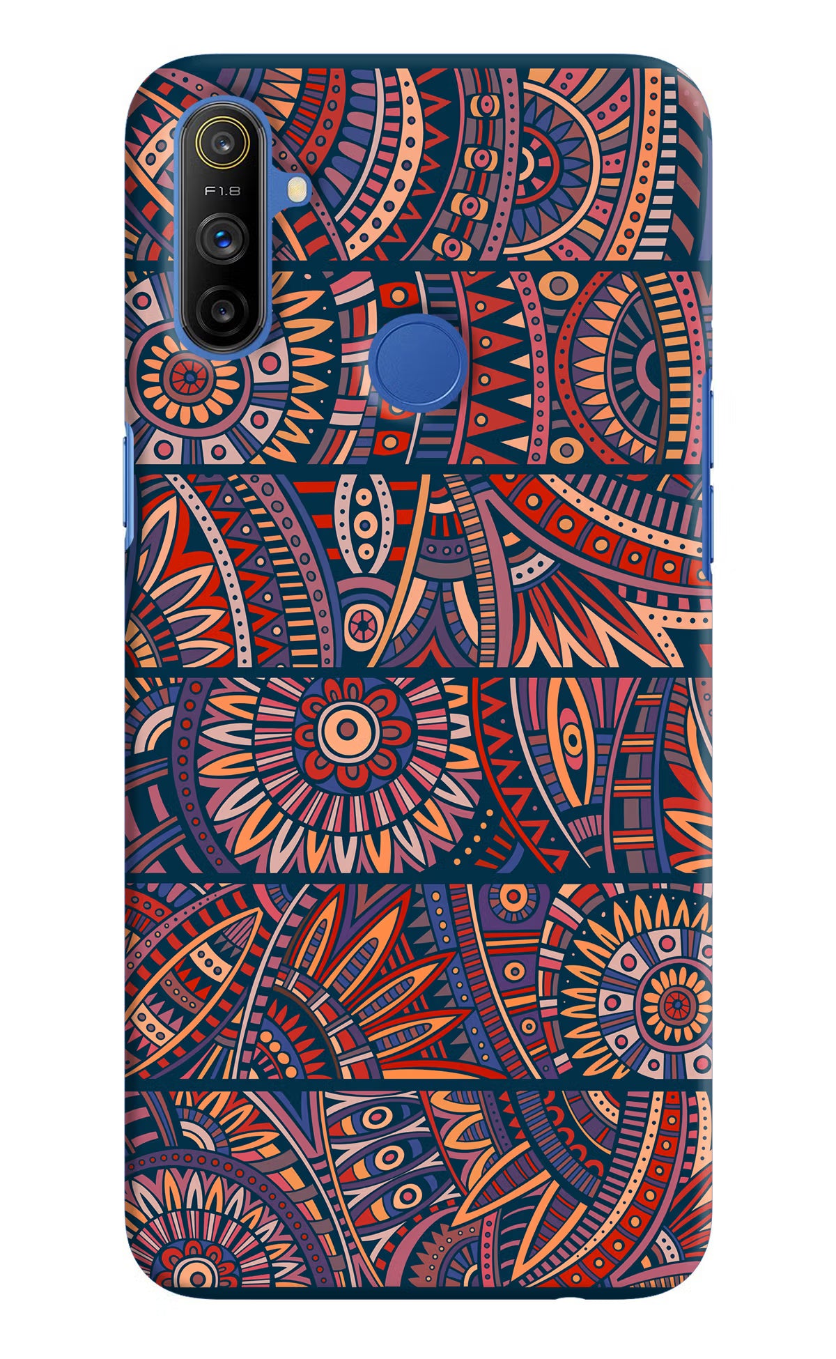African Culture Design Realme Narzo 10A/20A Hard Case Back Cover by Casekaro