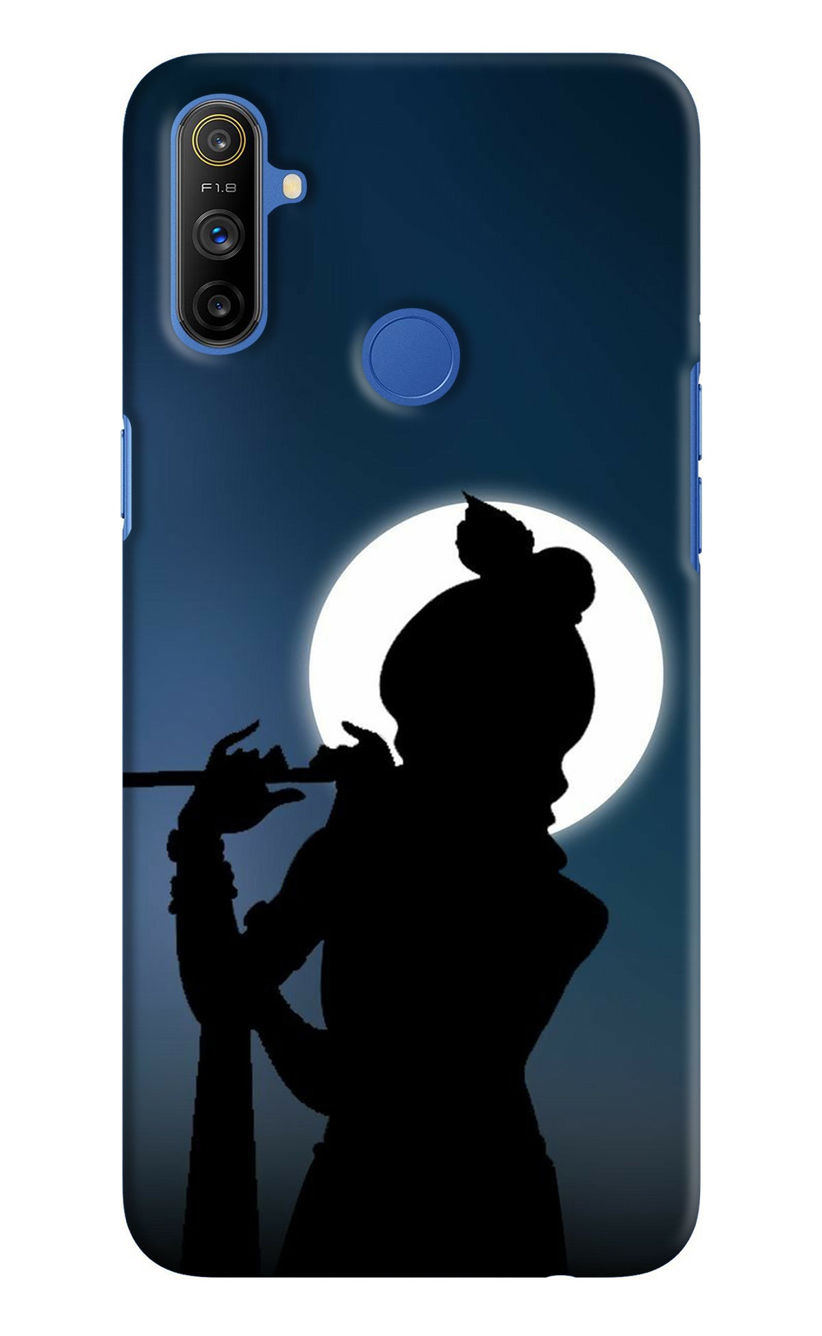 Shri Krishna Silhouette Realme Narzo 10A/20A Back Cover