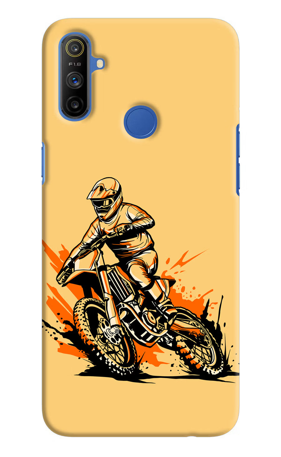 Off-Road Fury Realme Narzo 10A/20A Back Cover, Hard case