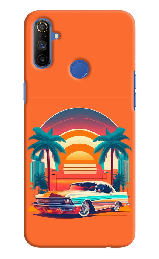 Palm Drive 80s Realme Narzo 10A/20A Hard Case Back Cover by Casekaro