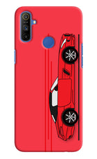 Red Velocity Realme Narzo 10A/20A Hard Case Back Cover by Casekaro