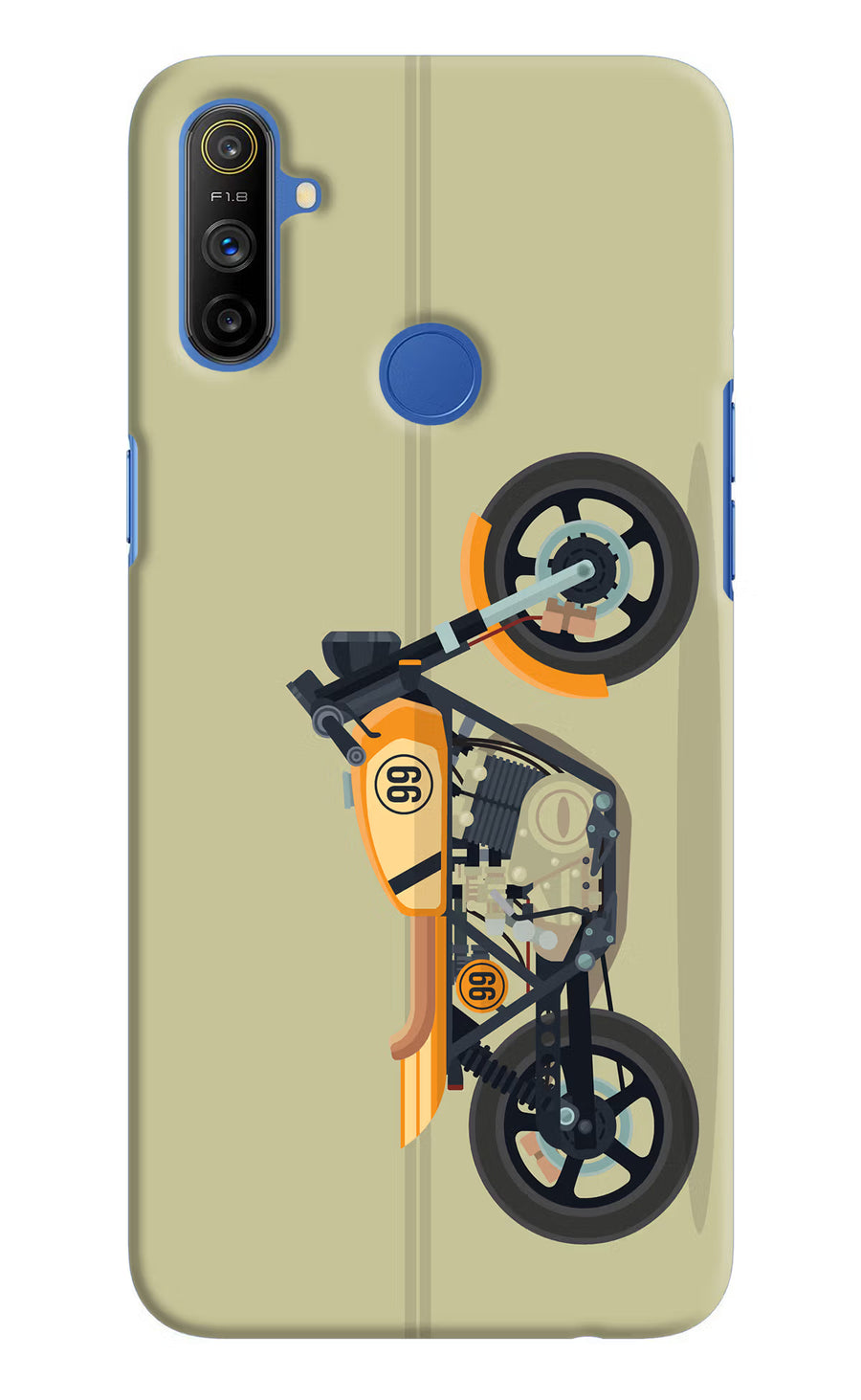 Vertical Speedster Realme Narzo 10A/20A Back Cover, Hard case