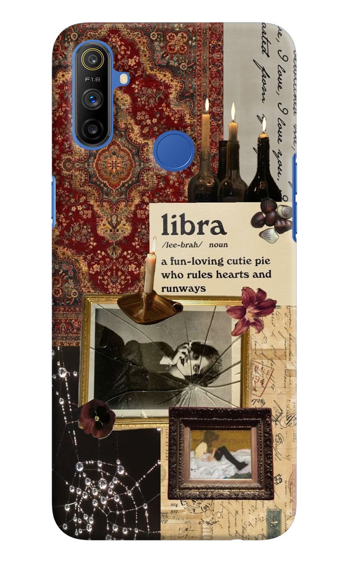 Libra Zodiac Realme Narzo 10A/20A Hard Case Back Cover by Casekaro