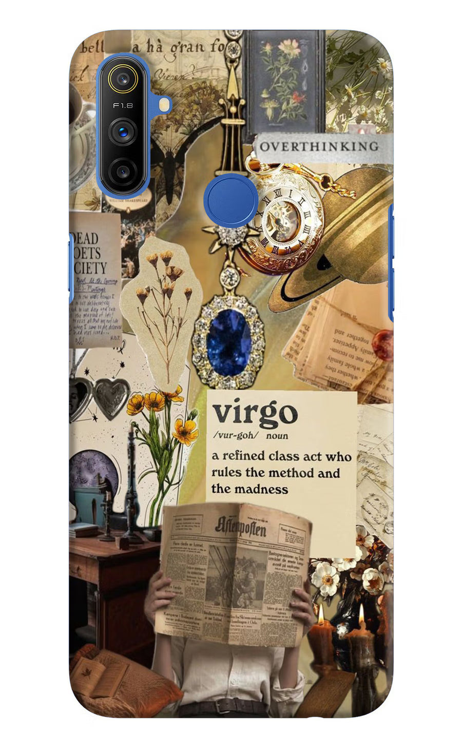 Virgo Zodiac Realme Narzo 10A/20A Back Cover, Hard case