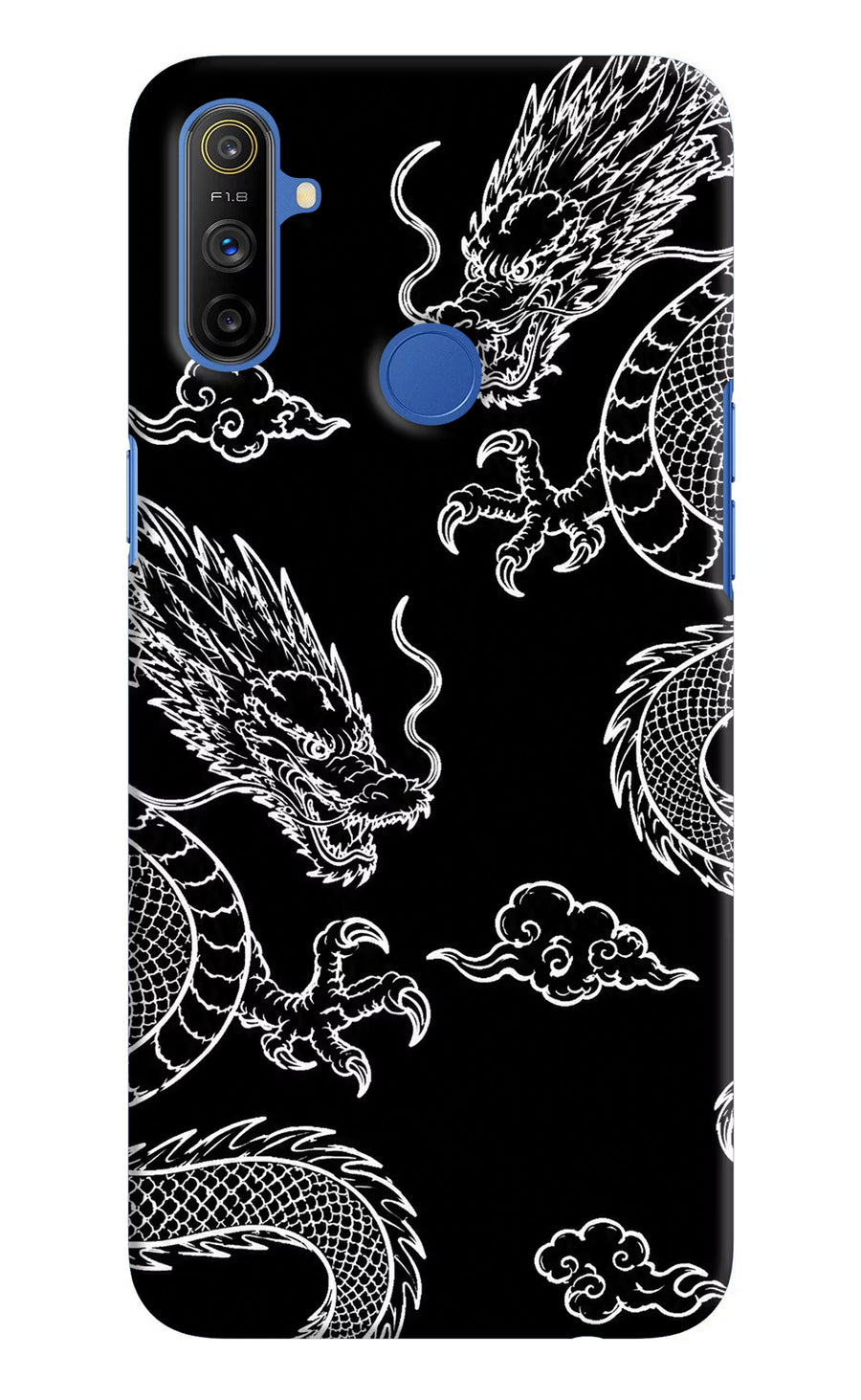 Twin Dragons Realme Narzo 10A/20A Back Cover, Hard case