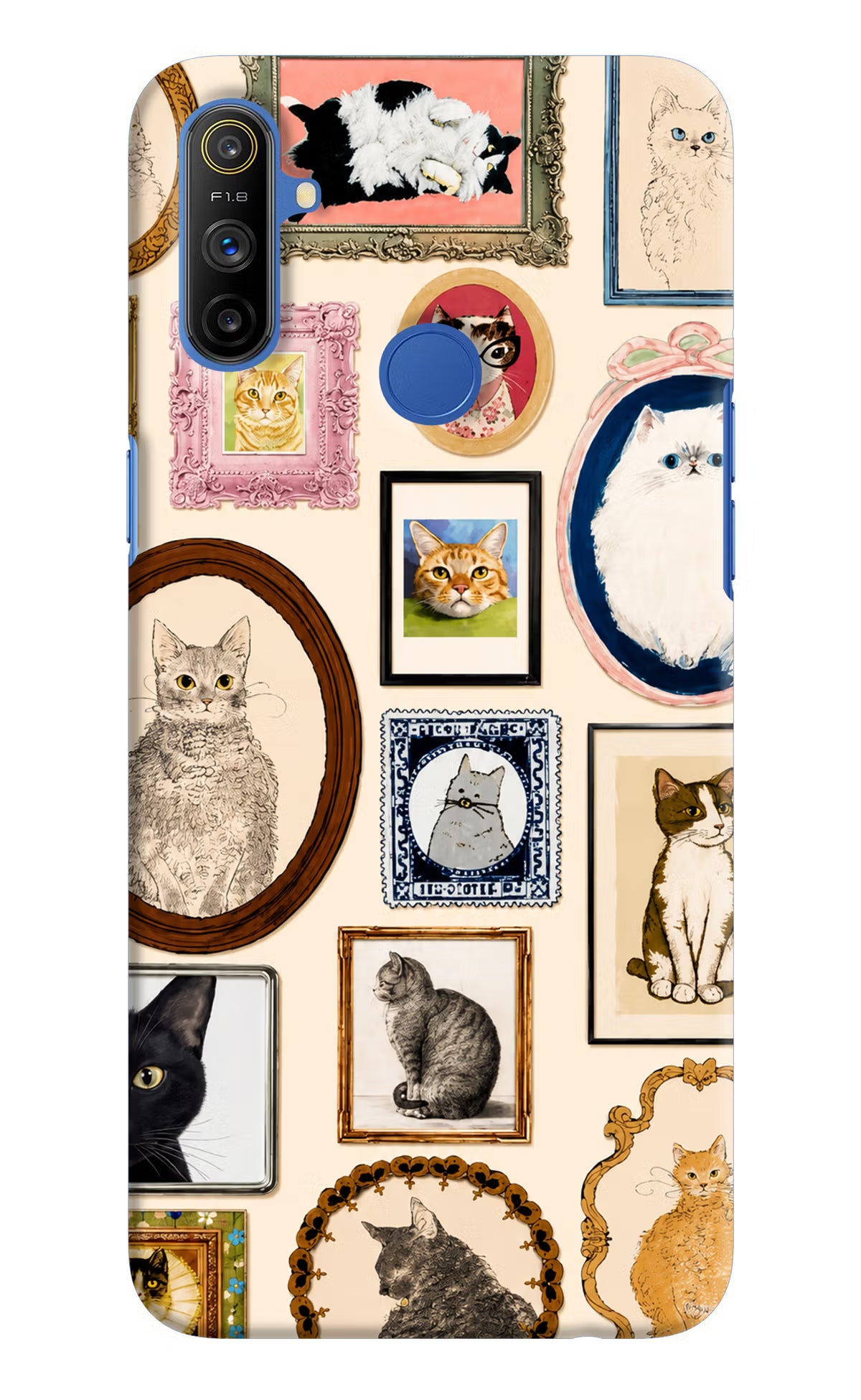 Mirror Cats Realme Narzo 10A/20A Back Cover