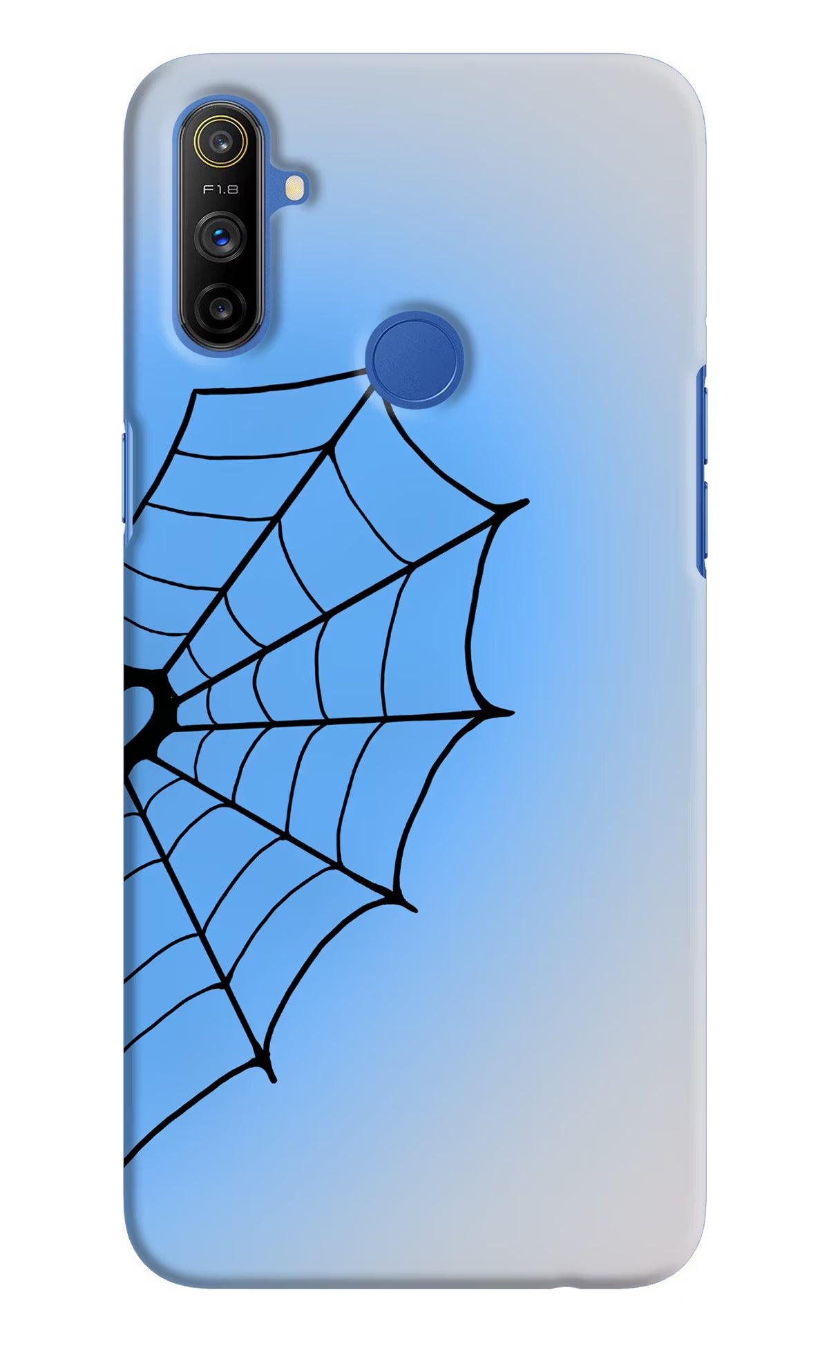 Blue Web Realme Narzo 10A/20A Back Cover