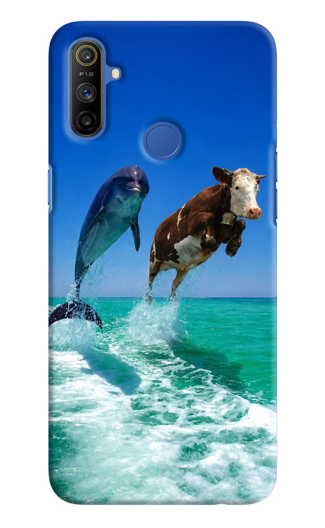 Dolphin vs Cow Realme Narzo 10A/20A Hard Case Back Cover by Casekaro