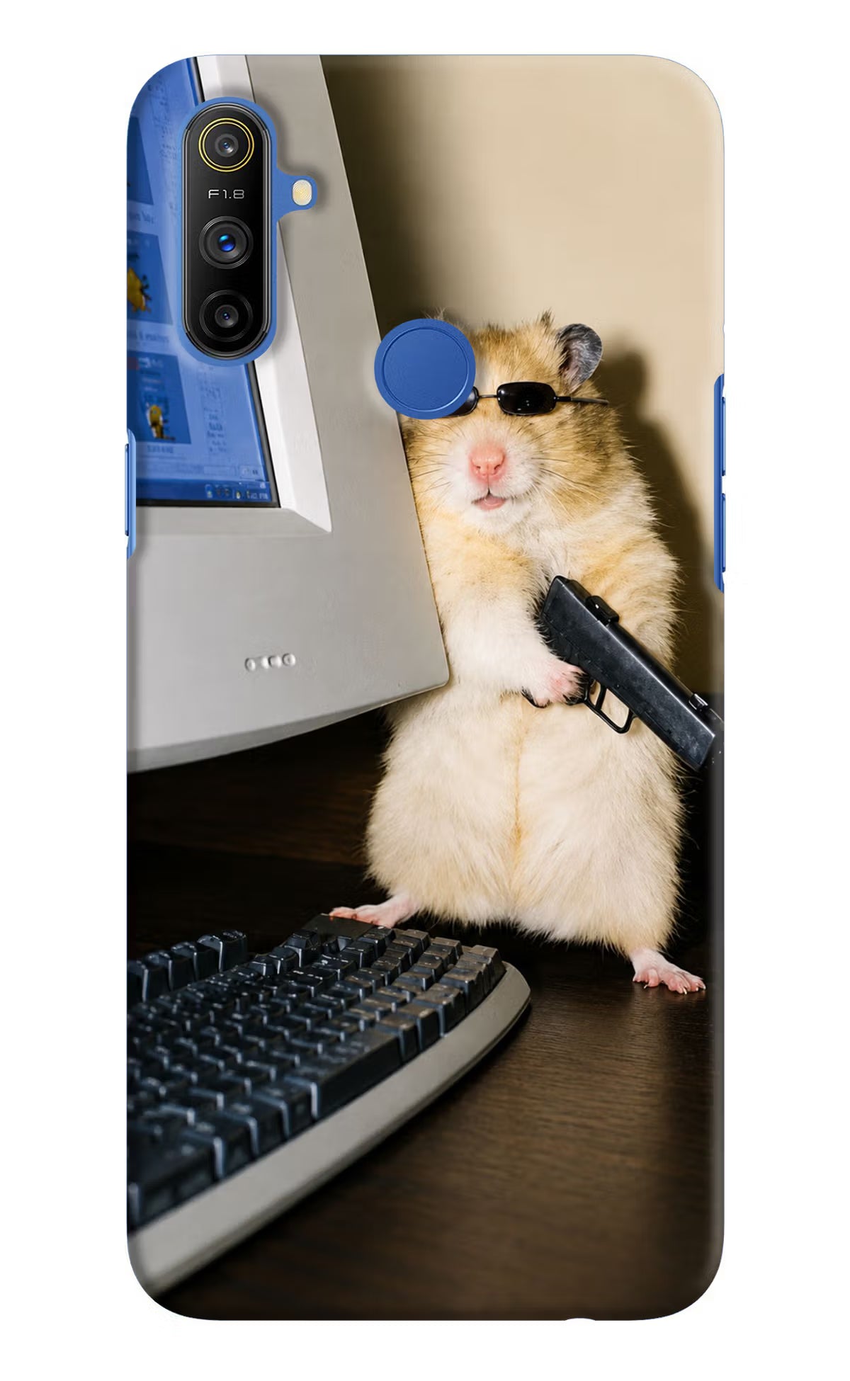 Hacker Hamster Realme Narzo 10A/20A Back Cover