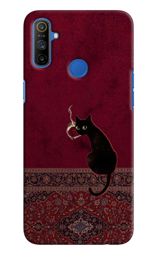 Midnight Cat Realme Narzo 10A/20A Hard Case Back Cover by Casekaro
